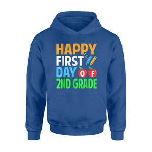 Happy First Day Of 2nd Grade  Cute  Hoodie