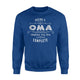Being A Oma Makes My Life Complete Women Grandma Sweatshirt