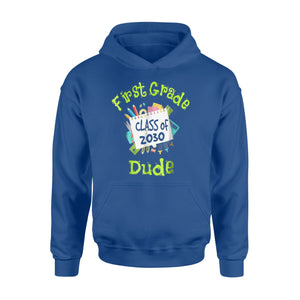 First Grade Class Of 2030 Dude For Men Women Kids Hoodie