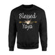 Blessed Yaya Thanks Giving Christmas Gifts Grandma Sweatshirt