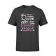 I'm An October Queen 1977 I Have 3 Sides Gifts T-Shirt