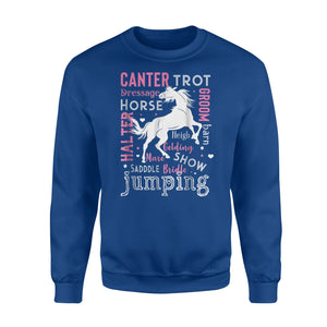 Horse Girl Equestrian Horseback Riding Gift Women Sweatshirt