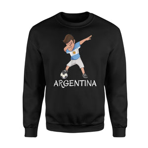Dabbing Soccer Boy Argentina Jersey  Argentine Football Sweatshirt