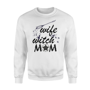 Wife Witch Mom Halloween Sweatshirt