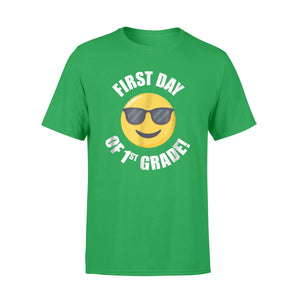 First Day Of First 1st Grade Emoji For Boys Girls T-Shirt