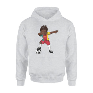 Cameroon Cameroonian Dabbing Soccer Boy Football Flag Hoodie