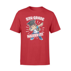 Dabbing Graduation Boy 5th Grade Boys Class Of T-Shirt