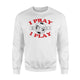 I Pray Before I Play  Christian Soccer Religious Gift  Fleece Sweatshirt