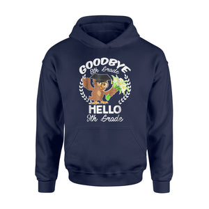 Goodbye Eighth Grade Hello Nineth Grade Owl Graduation  Hoodie