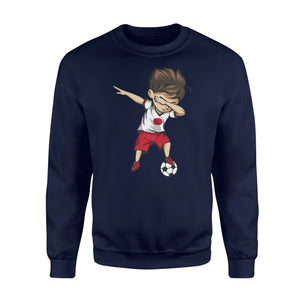 Dabbing Soccer Boy Japan Jersey  - Japanese Football Sweatshirt