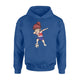 Dabbing Soccer Girl Costa Rica Jersey Football Gift Hoodie