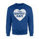 Cute Big Heart Happy Grand Parents Day Grandma Grandpa Gift Sweatshirt