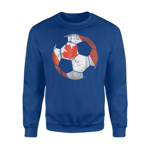 Canada Soccer Ball Flag Jersey Canadian Football Sweatshirt