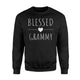 Blessed Grammy Thanks Giving Christmas Gifts Grandma Sweatshirt