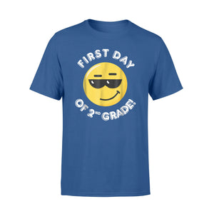 First Day Of Second 2nd Grade Emoji For Boys Girls T-Shirt