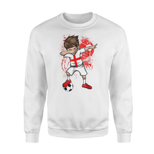 Dabbing Boy England Soccer Jersey Football Sweatshirt