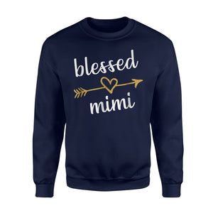 Blessed Mimi Cool Cute Arrow Grandma Gift Top Sweatshirt