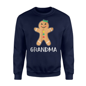 Gingerbread Grandma Christmas Family Matching Sweatshirt