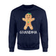 Gingerbread Grandma Christmas Family Matching Sweatshirt