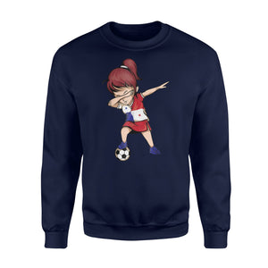 Dabbing Soccer Girl Panama Jersey - Panama Football Sweatshirt