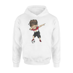 Dabbing Soccer Boy Egypt Jersey Egyptian Football Hoodie