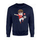 Dabbing Soccer Boy Switzerland Football  Swiss Gift Sweatshirt