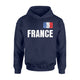 France Men Women Kids Soccer Flag Football Hoodie