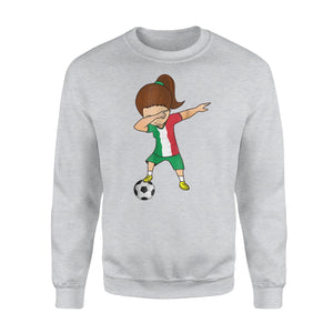 Dabbing Soccer Girl Italy , Italian Football Jersey Sweatshirt