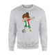 Dabbing Soccer Girl Italy , Italian Football Jersey Sweatshirt
