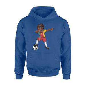 Cameroon Cameroonian Dabbing Soccer Boy Football Flag Hoodie