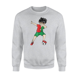 Dabbing Soccer Boy Portugal Football Portuguese Gift Sweatshirt