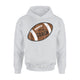Football Typography For Football Coach Hoodie