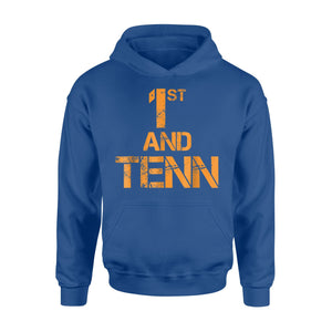 First And Ten Tennessee State Orange Football Fan Hoodie