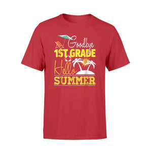 Goodbye First Grade Hello Summer Vacation Graduate T-Shirt