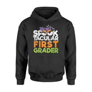 Kids Spooktacular 1st Grade Halloween Hoodie
