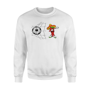 Dabbing Soccer Mexico Jersey - Mexican Football Sweatshirt