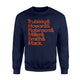 Chicago Football Names Sweatshirt