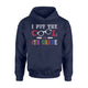 Glasses Pencil I Put The Cool In 4th Fourth Grade  Hoodie