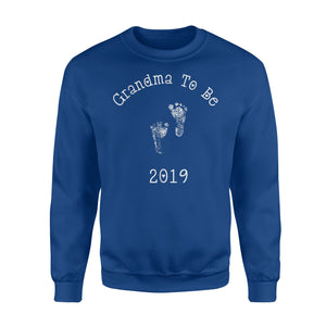 Grandma To Be 2019 - Distressed Look Sweatshirt