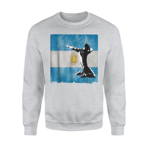 Dabbing Soccer Argentina Jersey Argentinian Football Sweatshirt