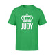 Judy Name  For Women - Queen Princess Crown Design T-Shirt