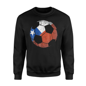 Chile Soccer Ball Flag Jersey Chilean Football Gift Sweatshirt