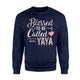 Blessed To Be Called Yaya Floral Grandma Sweatshirt